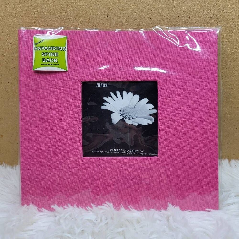 Pioneer Pink Easy Load Memory Book 8 X 8  New